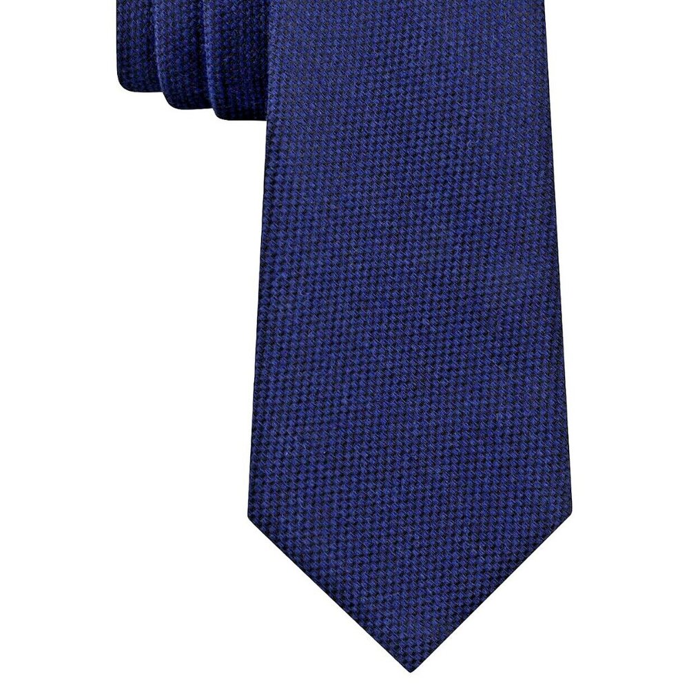 TOMMY HILFIGER Men's Aaran Solid Tie Classic Neck Tie One Size B4HP